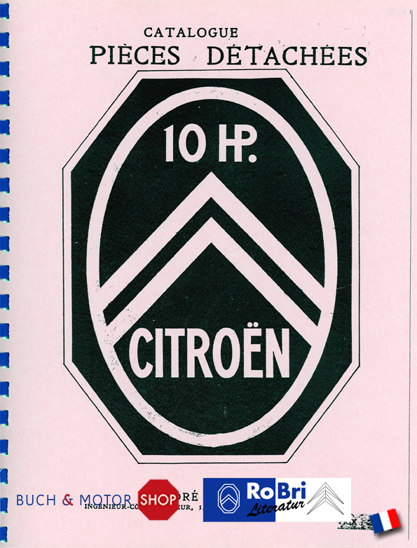 Citroën 10 HP Ersatzteilkatalog